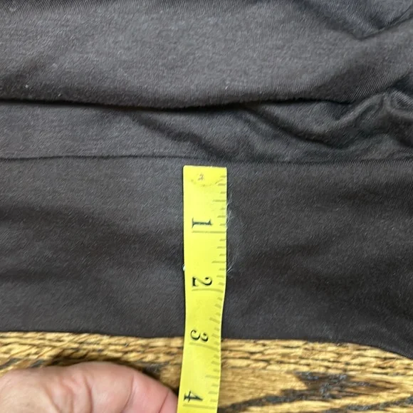 Brown Side Ruched Tube Top - Picture 8 of 12